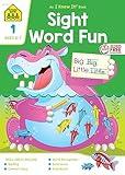School Zone Sight Word Fun Workbook: 64 Pages, 1st Grade, Word Recognition, Spelling, Letter Sounds, Context Clues, Categorizing, Ages 6 to 7 (I Know It! Book Series)