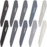 Honoson 40 Pcs Polishing Sticks Sanding Sticks for Plastic Models Metal Wood Buffing Sanding Tools Sandpaper Polishing Accessories Mini Finger Sander(Drop)