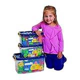 Excellerations Construction Toys, STEM Building Toys, Connection Toys, Ages 3 Years and up Preschool Manipulatives - 3 Different Sets in Storage Bin