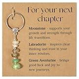 Sensemory Retirement Gift For Woman, Divorced Sister, Farewell Gifts For Coworker Leaving, Crystal Keychain For Off To College, Birthday, Going Away, Promotion, New Job, Friend (For Your Next Chapter)