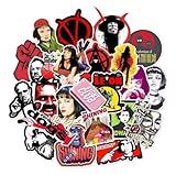 50 Pack Classic Movie Stickers - Godfather, Leon, Pulp Fiction, Fight Club, The Shining, and More
