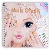 BSCOOL - Drawing, Coloring & Activity Book. Nail Design Book with Stickers and Guides. Fashion Design Sketchbook for Kids 5 and up. Little Designer Creativity Book - Nail Sticker Book. Gift for Girls
