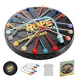 lartoys Rope Untangling Puzzle Game, Educational Strategy Board Game for Kids & Adults, Family Travel Party Games with Multi-Level Challenges, Gifts for All Ages(Large)