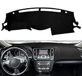 Dash Cover Mat Custom Fit for 2009-2015 Nissan Maxima with Cutout for Sensors, Dashboard Cover Pad Carpet Protector F98