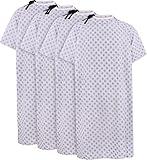 Utopia Care 4 Pack Unisex Hospital Gowns, Extra Long Length Patient Gowns with Back Tie for Men and Women, Comfortably Fits Sizes up to 2XL
