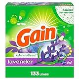Gain Powder Laundry Detergent, Lavender Scent, 133 Loads, 123 OZ