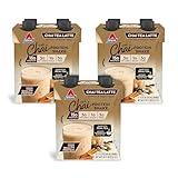 Atkins Chai Tea Latte Flavored Protein Shake, High Protein Shake, Low Glycemic, Low Carb, Low Sugar, Keto Friendly, Gluten Free, 12 count (3 sets of 4)