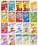 SINGLES TO GO! Drink Mix Variety Pack of 20-20 Different Flavors - Delicious Variety of Flavors - Zero Sugar Powdered Drink Mix - Watertok