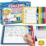 Preschool Learning Activities - Tracing Books for Kids Ages 3-5 - Toddler Handwriting Practice - Letter Tracing for Kids Preschool Kindergarten Workbooks 3-4, 4-5 - Learning Books - Summer Toys