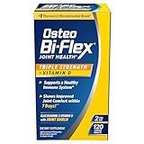 Osteo Bi-Flex Triple Strength with Vitamin D Glucosamine Chondroitin Joint Health Supplement, Coated Tablets, Red, 120 Count