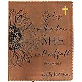 Personalized NIV Journaling Bible | New International Version | Custom Engraved Name | Easy-to-read Study Bible | Christian Gift for Men, Women, and Kids