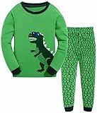 Boys Pajamas Set Long Toddler Pjs Little Kids Dinosaur Sleepwear