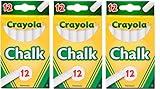 Crayola White Chalk 12 Ea (Pack Of 3)