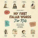 Italian Words Book For Kids, With 250+ illustrations: English-Italiano for Young Learners Aged 2-10 (Kids' Language Learning Books)