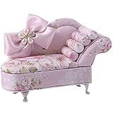 Felice Ann Floral Jewelry Box Storager Organizer Jewelry Chest Armoire Sofa Couch Round Bed Furniture