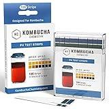 pH Test Strips for Kombucha Brewing 0-6 (0.5 Intervals) 100pc Kit