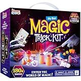 Klever Kits 180+ Magic Set- My First Magic Trick Kit- Amazing Magician Toy with Step-by-Step Video Lessons, for Kids Aged 6+ Easy Tricks of Wand and Illusion Cards