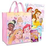 Disney Princess Travel Bag Activity Bundle - Disney Princess Tote Bag Set For Kids With Princess Coloring Book, Princess Stickers, and More (Disney Princess Bag for Girls).