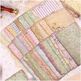 Diuhofart 180 Sheets Vintage Scrapbook Paper, Journaling Scrapbooking Supplies, Antique Aged Looking Background Paper for Junk Journals Card Making Mixed Media Decoupage Craft Arts Deco