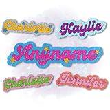 Personalized Glitter Name Sticker Custom Name Decal Stickers with Star Cute Gifts for Kids Waterproof Vinyl Sticker for Laptop, Water Bottles, Phone, Kindle Decor Decal Gifts for Adults Kids