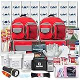 Family Emergency Kit - 4 Person | All-in-one Survival Kit Backpack for Earthquake, Flood, Disaster Relief, Civil Unrest & Outdoor - Survival Bag & Emergency Preparedness Kit for Families