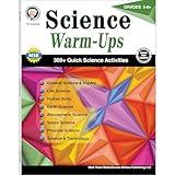 Mark Twain Science Warm-Ups Activity Book, Workbook for Grades 5 and Up, Space, Technology, Earth, Life, Anatomy, Physics, Biology, Classroom or Homeschool Curriculum