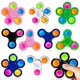 SCIONE 10 Pack Party Favors for Kids 4 8 12, Fidget Spinners Birthday Return Gift, Fidget Toys Bulk, Classroom Treasure Box Prize Boys Girls