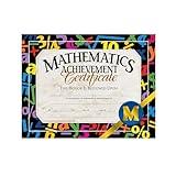 Flipside Products Mathematic Achievement Certificate, Math Recognition, Student Award, Incentive, 8.5" x 11", 30 Pack