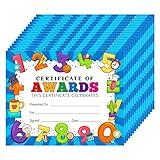 D24TIME 30pcs Certificate of Awards for Kids 8" x 10" Kindergarten Certificate of Achievement for Students Teachers Preschool Diploma Awards Certificates Back to School Classroom Supplies Graduation