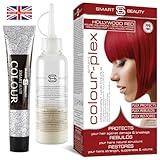 Smart Beauty Red Hair Dye with Plex Anti-Breakage Technology Protecting and Restoring Hair Structure, Plum Color, Vegan and Cruelty-Free