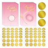 INKNOTE 120 PCS Pink Gift Certificates Scratch Cards for Small Business Hair Beauty Makeup Salon Spa Restaurant DIY Coupon for Holiday Birthday Wedding Baby Shower Favors Games Supplies