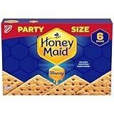 HONEY MAID Graham Crackers, Lunch Snacks, Party Size, 28.8 oz