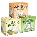 Waterloo Craft Collection Mocktails Variety Pack - Margarita, Piña Colada, Mai Tai - Naturally Flavored Non-Alcoholic Sparkling Water Beverages, 12 Fl Oz Cans (Pack of 18) – Zero Calories, Alcohol-Free