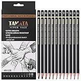 RVOGJP TAMATA Professional Drawing Sketching Pencil Set - 12 Pieces Art Graphite Pencils(12B - 4H), Ideal for Drawing Art, Sketching, Shading, for Beginners & Pro Artists