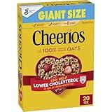 Cheerios, Heart Healthy Gluten Free Breakfast Cereal, Giant Size, 20 oz