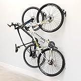 StoreYourBoard 2 Pack Swivel Bike Wall Mount, Bike Rack Garage Wall Mount W/Stopper, Swing 120 Degrees Design, Vertical Hanger Hook for Indoor, Bicycle Storage Rack, Space Saving, Holds 50 lbs