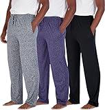 3 Pack:Men's Pajama Pants Cotton Soft Pajamas Men Flannel Bottoms Pj Gift Loungewear Lounge Pants Sleepwear Christmas Summer Pockets lightweight Pijamas Para Hombres Knit Woven Sleep-Set 1, M