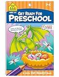 School Zone Get Ready for Preschool Workbook: 48 Pages, Pre-K, Learn ABCs, Numbers, Colors, Counting, Rhyming, Phonics, Patterns, Matching, Ages 3-6 (Little Get Ready! Book Series)