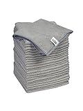 Rubbermaid Microfiber Cloth Towels 24 Pack 14"x14" Non-Scratch Reusable/Washable for Cleaning/Wiping/Polishing for Home/Kitchen/Car