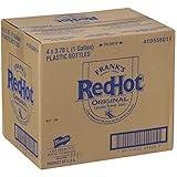 Frank's RedHot Original Cayenne Pepper Hot Sauce, 1 gal (Pack of 4) - Four Gallon Bulk Containers of Cayenne Pepper Hot Sauce to Add Flavorful Heat to Entrees, Sides, Snacks, and More