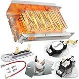 【UPGRADED】279838 Dryer Heating Element for Whirlpool Kenmore Maytag Amana Roper, Dryer Heating Element Parts Include Dryer Thermostat Thermal Fuse, Replaces 2406026 3403585 w10724237