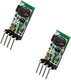 2Pcs Green Mini DC-DC Boost Step-up Power Supply Module 3.3V 3.7V 5V 6V 7.2V 9V to 12V Voltage Regulator Converter Power Converters Tools and Home Improvement