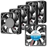 WINSINN 50mm 12V Fan - Dual Ball Bearing 6000 RPM 5010 Cooling Fan Replacement for 3D Printers/Computer Cases/Small Appliances, 30cm Cable with XH2.54-2PIN, Brushless 50x10mm (5Pcs)