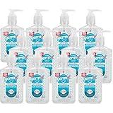 Germ-X Original Hand Sanitizer, Non-Drying Moisturizing Gel with Vitamin E, Instant and No Rinse Formula, Back to School Supplies College, 8 Fl Oz Pump Bottle (Pack of 12)