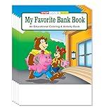 ZOCO – My Favorite Bank Coloring Books (50 Bulk Pack, Without Crayons) – Banking & Financial Education Activities for Kids