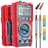 AstroAI Multimeter Tester, TRMS 4000 Counts Volt Meter Auto-Ranging Ohmmeter Digital 1.5v/9v/12v Battery Voltage Tester Measure Voltage Current Resistance Diodes Continuity Capacitance with NCV