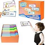 Read and Rhyme Flip Books, Word Family Build Book, ABC Vocabulary Flashcards, Alphabet Flashcards, Fun Reading & Rhyming Flipping Activity Books