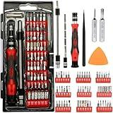 WIREHARD 62 in 1 Precision Screwdriver Set Magnetic Repair Tool Kit with Triwing Y00 Torx T5 T6 Gifts for Men Electronics Laptop Macbook PC RC PS5 iPhone Jewelers XBOX Glasses
