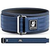 Deadlift Belt for Men & Women | Premium Weightlifting Belt for Serious Functional Fitness | Weight Lifting | Olympic Lifting Athletes (Navy Blue, Large)