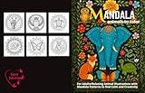 MANDALA - animals to color: For Adults/Relaxing Animal Illustrations with Mandala Patterns to Find Calm and Creativity